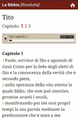 La Sacra Bibbia android App screenshot 1